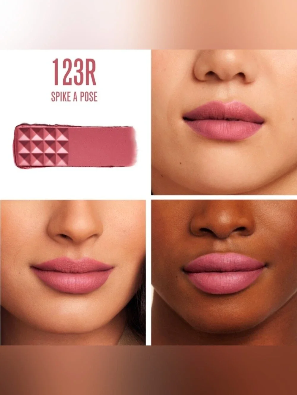 Spike Valentino Buttery Matte Refillable Lipstick Trio & Clutch